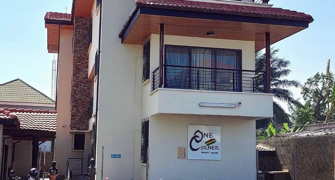 A room at One Corner Guest House, central Accra